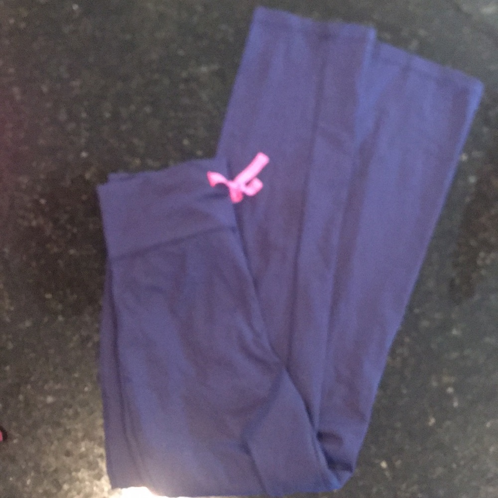 Blue athletic pants